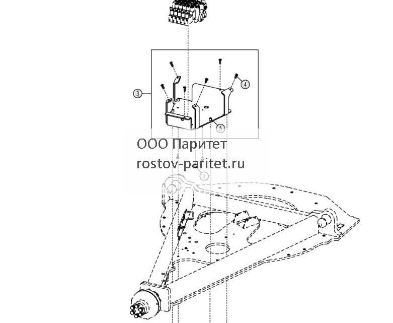 Установка электрогидравлического клапана (переднего) (Grade Pro) - ST3635 494.jpg